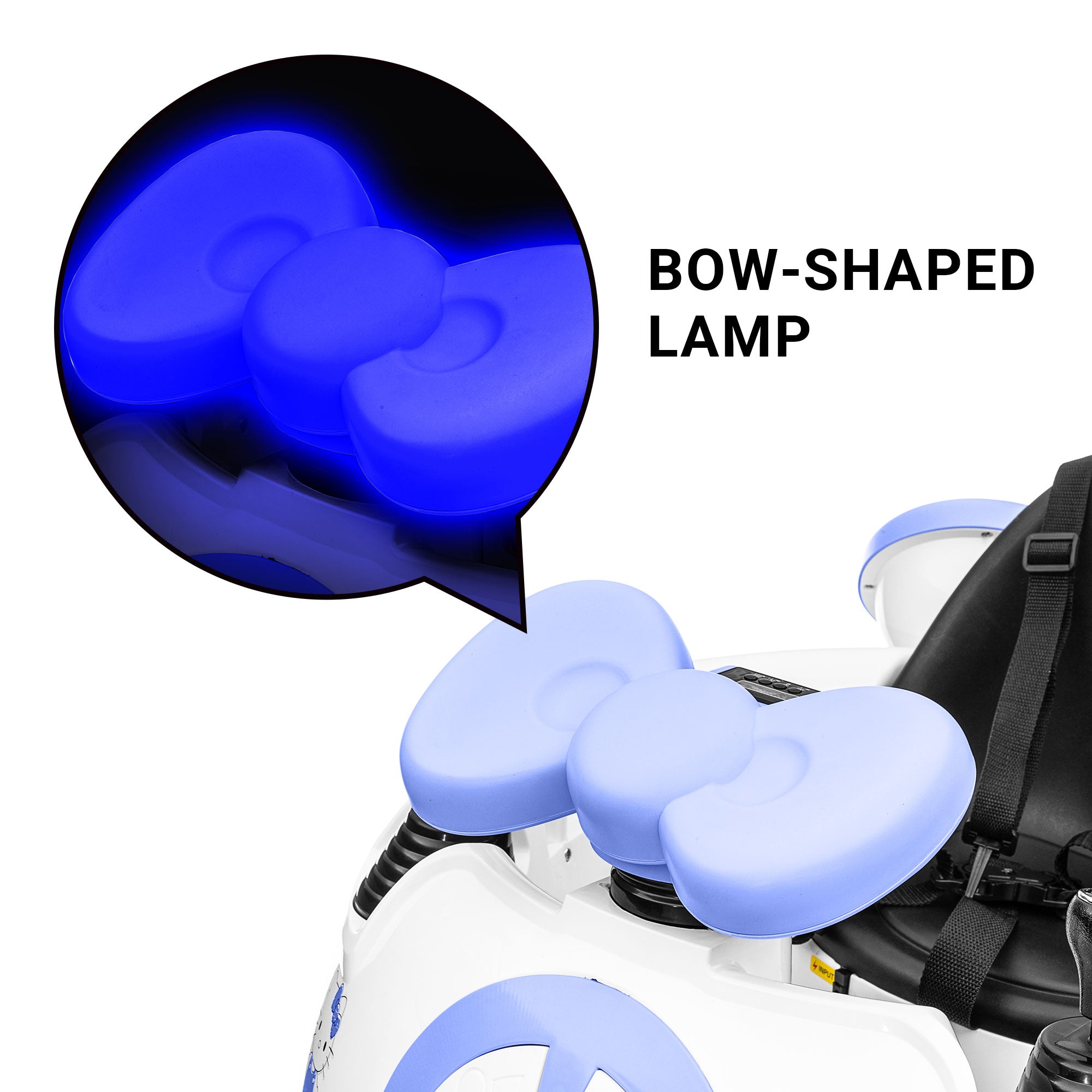 Hello Kitty Space Explorer Bumper Car - 6V Remote Control Car for Toddlers 1.5-5 Years Old, Toddler Car with Dual Motor & Seat Belts, Perfect Baby Car for Your Little One's Adventures